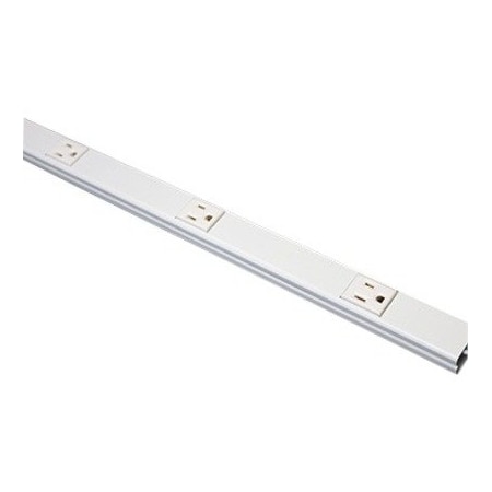 Legrand Prewired Raceway, 10 Outlets, 6 In. D V20GB506