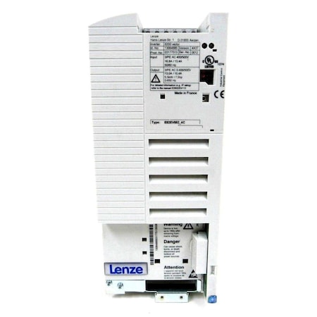 Lenze Servo Drive, 8200 Vector Series, 5.5 kW (7.5 HP), 3 x 400-500VAC (±10%) E82EV552K4C