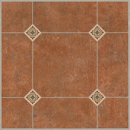 Armstrong Vinyl Floor Tiles, 12 in W, Adobe A3566061
