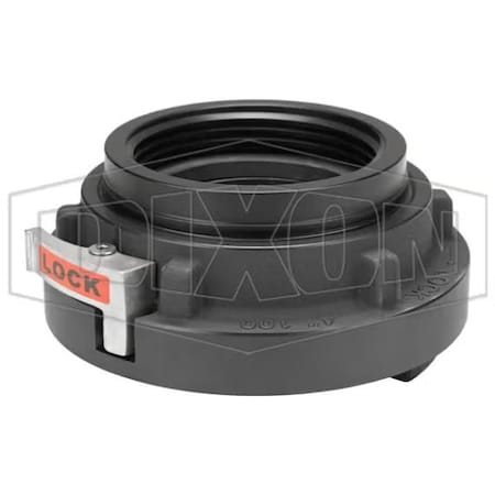 Dixon Rocker Lug Female Adapter with Buna-N Gasket, 4 x 3 in, Storz x Rigid Female NST NH, 70DegF FSA4030F