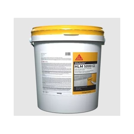 Sika Sikalastic HLM 5000 GC Liquid Cold-Applied Elastomeric Waterproofing Membrane System 5 gal Pail 781215