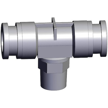 Smc Push-Fit Fitting, Union Tee KQG2T08-01S
