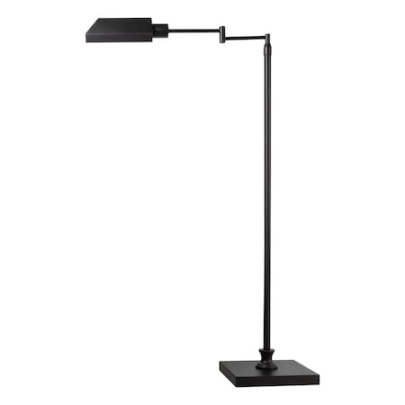 Lavish Home Floor Lamp with Adjustable Heights, 360 Degree Swing Arm, & Stable Base Pharmacy Task Light 72-TSKLMP-2