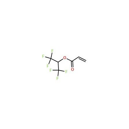 Ak Scientific 1, 1, 1, 3, 3, 3-Hexafluoroisopropyl acrylate, stabilized with TBC (25g), CAS 2160-89-6 7343AD-25g
