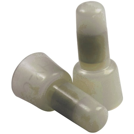 Gardner Bender Crimp Connector, 22 to 10 AWG Wire, Copper Contact, Nylon Housing Material, White 20-090