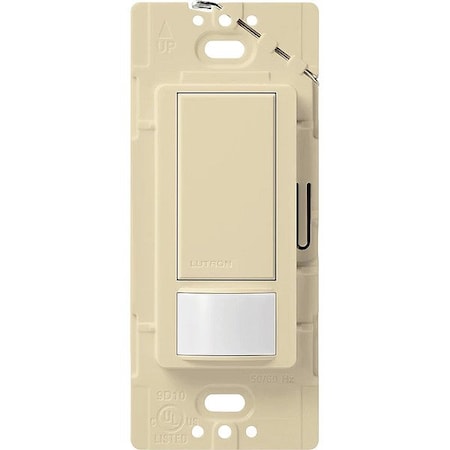 Lutron Vacancy Sensor, PIR, 900 sq ft, Ivory MS-VPS2-IV