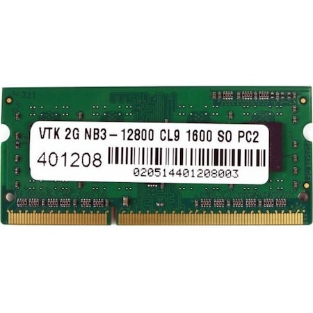 Visiontek Products 2GB DDR3 1600 MHZ CL9 SODIMM 900450