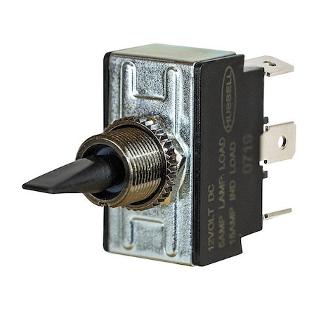 Hubbell Wiring Device-Kellems MarineToggleSwitch, MomOn/Off/MomOn, SPDT M123MMSP