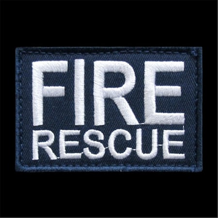 Rapdom Fire Rescue Canvas Patch- Navy T91-FR-NVY