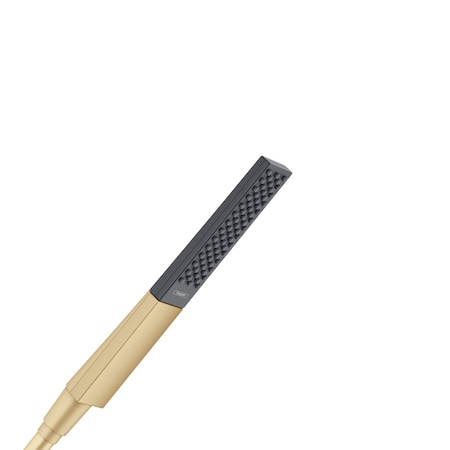 Hansgrohe Rainfinity Baton Handshower 100 1-Jet, 2.5 GPM in Brushed Gold Optic 26866251