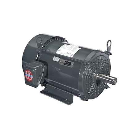 U.S. Motors Three-Phase Motor, 3 HP, 182T Frame, 208-230/460V Voltage, 1,765 Nameplate RPM S3P2A