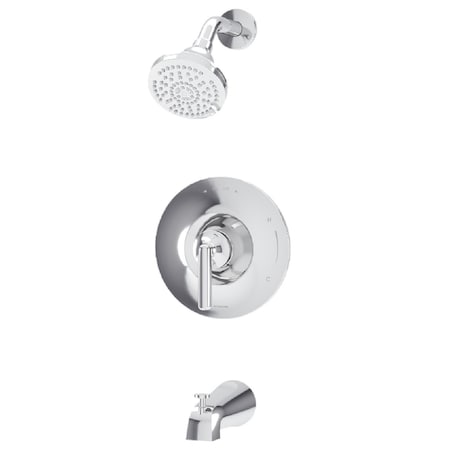 Symmons Birch HydroMersion Single Handle Tub and Shower Faucet Trim Kit - 1.5 GPM (Valve Not Included) 599215TRM