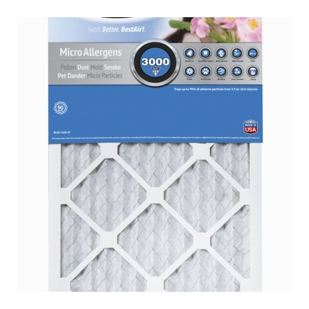 Ppa Industries 14x25x1 MERV13 Pleated Air Filter B1-1425-13-6