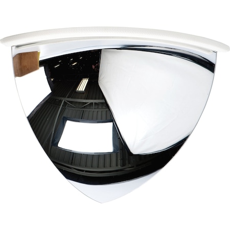 Brady Quarter Dome Safety Mirror, 18in Dia 86343