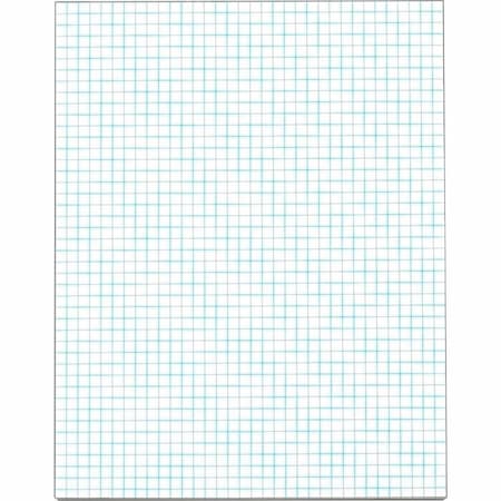 Tops Business Forms TOPS, QUADRILLE PADS, 4 SQ/IN QUADRILLE RULE, 8.5 X 11, WHITE, 50PK 33041