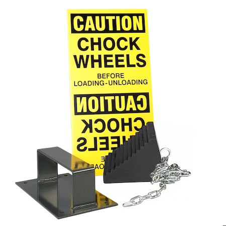 Ideal Warehouse Innovations Wheel Chock Safety System Package 60-7248-MWC32