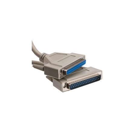 Cable Wholesale Serial Extension Cable, DB37 Male to DB37 Female, 37 Conductor, 1:1, 10 foot 10D4-01210