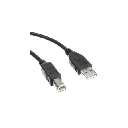 Cable Wholesale USB 2.0 Printer/Device Cable, Black, Type A Male to Type B Male, 15 foot 10U2-02215BK