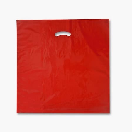 Nashville Wraps Red Super Gloss 20x20x5 Plastic Bags, 1.50 mil, 500PK SG3RE