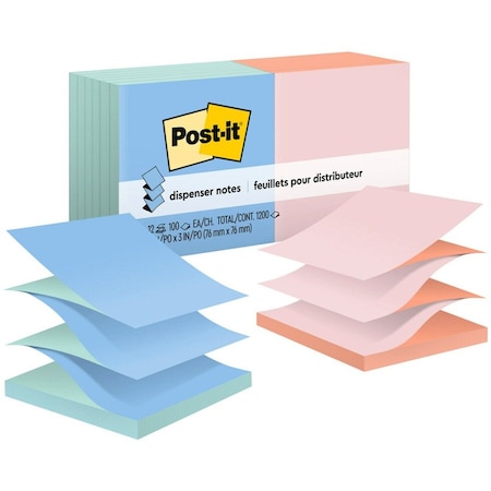 Post-It Note, Pop-Up, 3"x3", Ult, PK12 R330-U-ALT