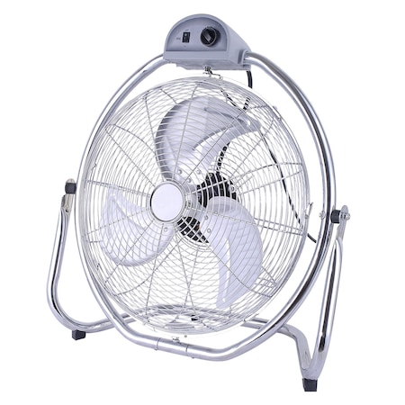 Optimus 20 in. Grade Oscillating High Velocity Fan with Chrome Grill F-4208
