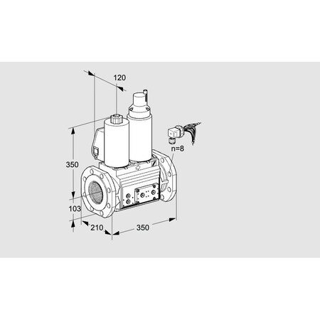 Honeywell Kromschroder VCS8100F05NLWLE/PPPP/PPEP KS88207386