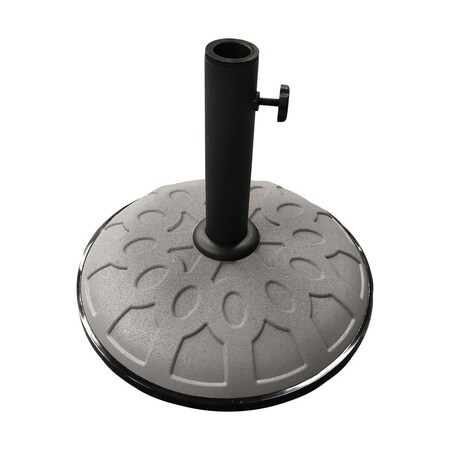International Caravan 25 lbs Resin Compound Umbrella Base, Grey 23700-11-GY