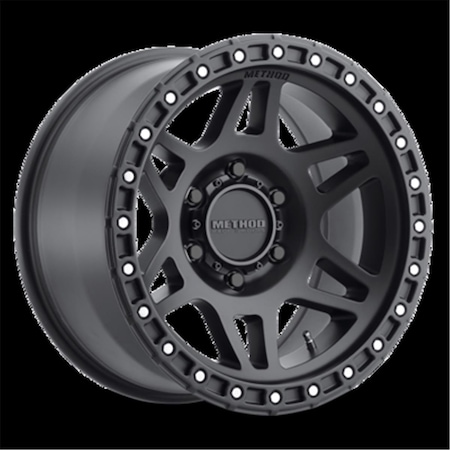 Water World 17 x 8.5 in. Offset 6 x 13 in. MR312 Wheel - Matte Black WA3633373