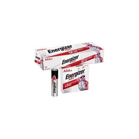 Energizer Max AAA Alkaline Battery 4-Packs, For Digital Camera, Multipurpose, Toy, AAA, 6PK E92
