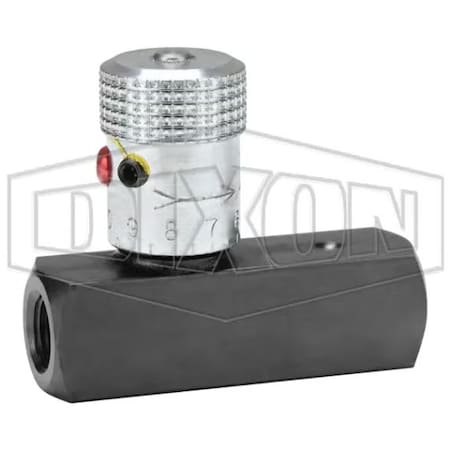 Dixon F Series Flow Control Valve, 1/8 in FNPT Nominal, 5000 psi Pressure, Steel Body SFC200
