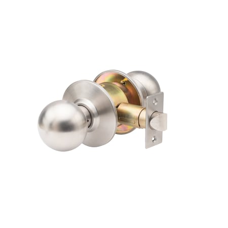 Trans Atlantic Co. SVB Series Standard-Duty Commercial Cylindrical Knob, Grade 2 Passage in Stainless Steel DL-SVB10-US32D