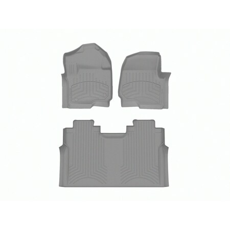 Weathertech Grey, Front and Rear FloorLiner HP 4610121IM-466974IM