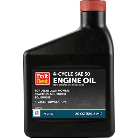 Do It Best 20 Oz. SAE 30 4-Cycle Engine Oil DBLM20S