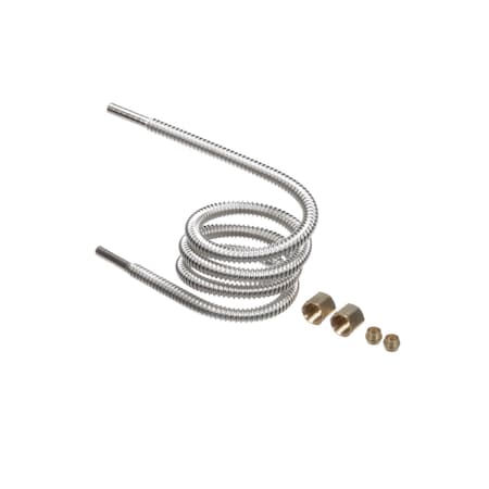 Imperial Tubing with Fittings, Flex, 1/4in x 32in Long 34681-32