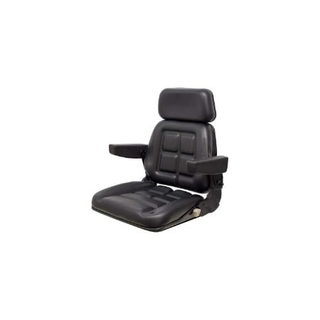 Uni Pro 235 Seat Top Assembly, Black Vinyl 7608