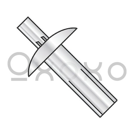 Oxoxo 1/4X1 7/16 Brazier Aluminum Drive Rivet, 1000PK 370972