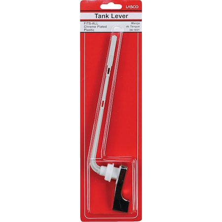 Westlake Pipe & Fittings Universal Fit Chrome Tank Lever with Plastic Arm 04-1851