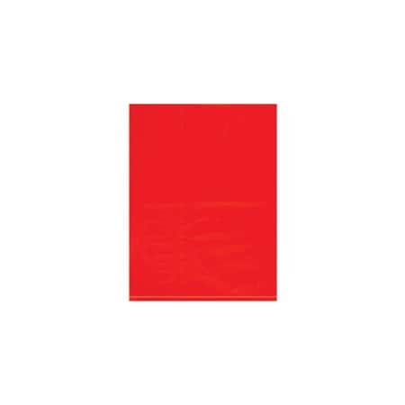 Bubblefast 1000-9 x 12'' - 2 Mil Red Flat Poly Bags, 1000PK BFPB480R