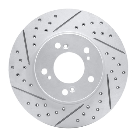 Dynamic Friction Co DFC Geoperformance Rotor - Drilled and Slotted 830-59040L