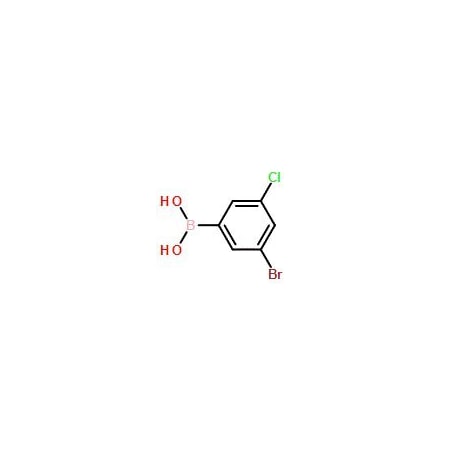 Ak Scientific 3-Bromo-5-chloro-phenylboronic acid (25g), CAS 1186403-17-7 Y3771-25g