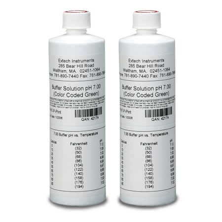 Extech Buffer Solution, 7 pH, 1 Pt, PK2 PH7-P