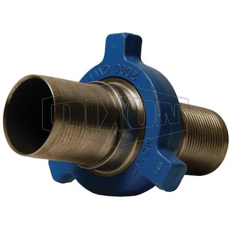 Dixon FIG 206 1 pc Complete Male/Female Frac Fitting Assembly, 3 in Nominal, Iron/Steel/Forged Steel Nut, HUMF206300CS