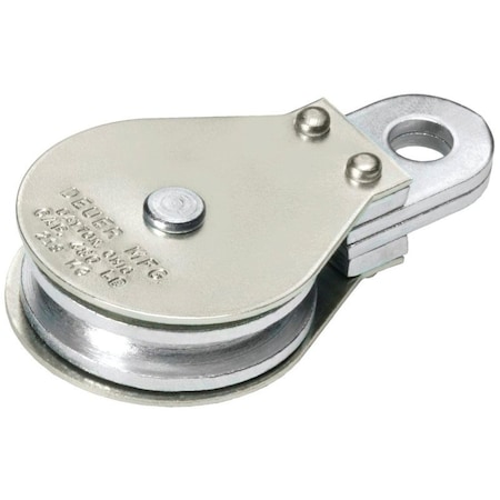 Deuer DB-35G Gable Block, 5/16 in Rope, 480 lb Working Load, 2 in Sheave, Zinc DB35G