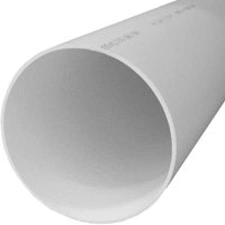 Genova JM Eagle SDR Series Pipe, 4 in, 20 ft L, Solvent Weld, PVC, White 27607