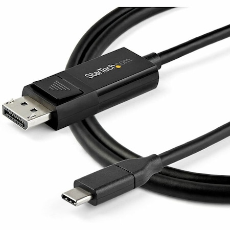Startech.Com REVERSIBLE USB C TO DISPLAYPORT 1.4 CABLE USB-C DP ALT MODE LAPTOP TO MONITOR CDP2DP142MBD