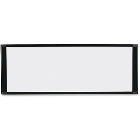 Mastervision 18"x36" Dry Erase Cubicle Board, Black Frame, Dry Erase Height: 18" MA10007705