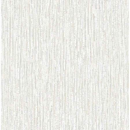 A-Street Prints Corliss Light Grey Beaded Strands Wallpaper 4141-27155