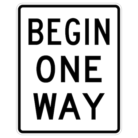 Sign Solutions Usa Traffic Sign, 30 in Width, Aluminum Sign, Vertical Rectangle DUS06HWT3036R6-6