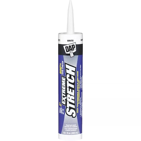 Dap Extreme Stretch 10.1 Oz. White Acrylic Urethane Premium Elastomeric Sealant 7079818715