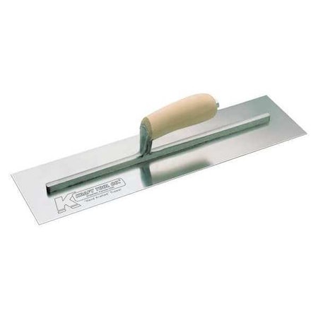 Kraft Tool Cement Trowel, 20"L, Carbon Steel, Square CF232C